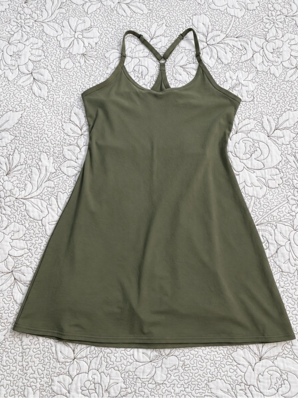 💥 Outdoor Voices The Exercise Dress Evergreen Built In Shorts Women’s S 🧡